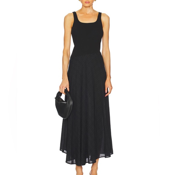 LNA Reign Dress Black Plaid Size Medium - Picture 1 of 6